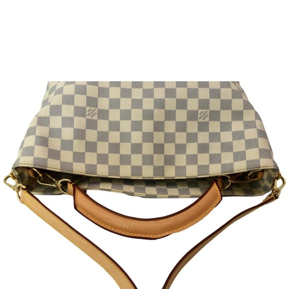 LOUIS VUITTON  Soffi Damier Azur Satchel Shoulder Bag - Picture 3 of 12
